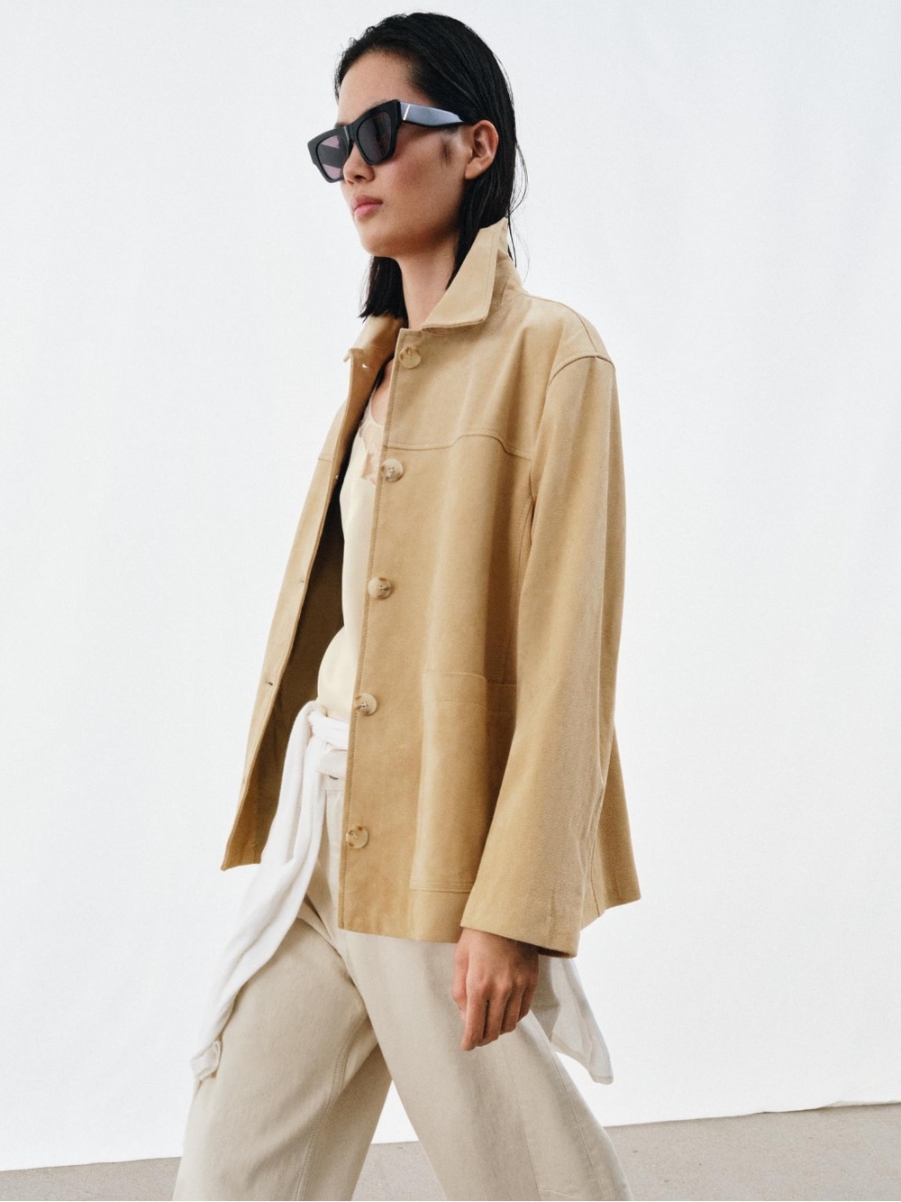 $229 Zara leather suede limited edition jacket